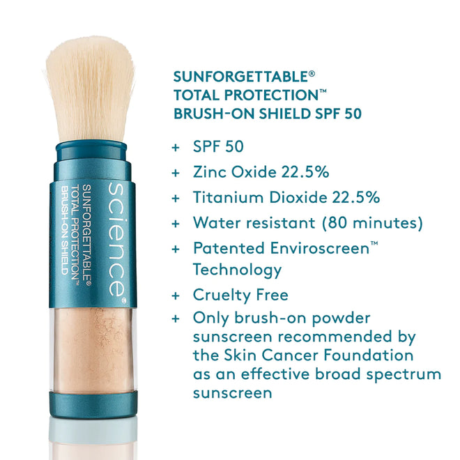 ColoreScience ALL-MINERAL POWDER SUNSCREEN Sunforgettable® Total Protection® Brush-On Shield SPF 50